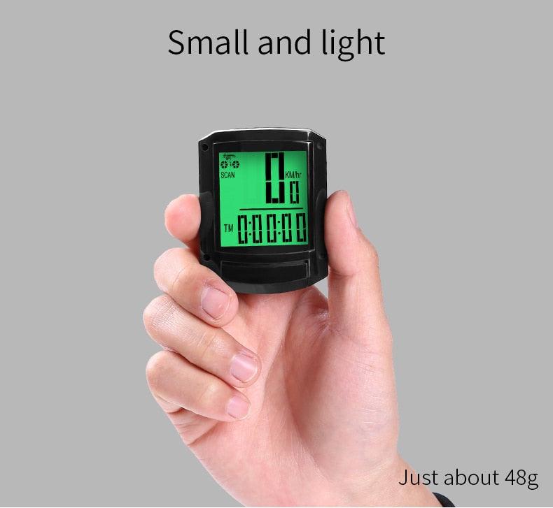 Waterproof Bicycle Computer Wireless And Wired MTB Bike Cycling Odometer Stopwatch Speedometer LED Digital Bicycles Computer Odometer Speedometer Max Distance Time For Trainer Stevvex