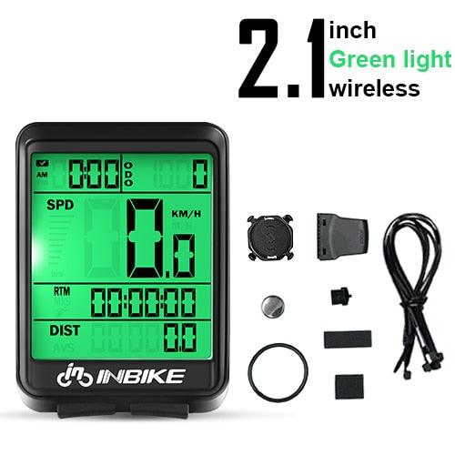 Waterproof Bicycle Computer Wireless And Wired MTB Bike Cycling Odometer Stopwatch Speedometer LED Digital Bicycles Computer Odometer Speedometer Max Distance Time For Trainer Stevvex