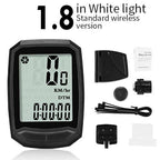Waterproof Bicycle Computer Wireless And Wired MTB Bike Cycling Odometer Stopwatch Speedometer LED Digital Bicycles Computer Odometer Speedometer Max Distance Time For Trainer Stevvex