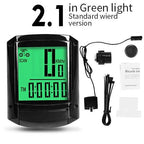 Waterproof Bicycle Computer Wireless And Wired MTB Bike Cycling Odometer Stopwatch Speedometer LED Digital Bicycles Computer Odometer Speedometer Max Distance Time For Trainer Stevvex