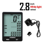 Waterproof Bicycle Computer Wireless And Wired MTB Bike Cycling Odometer Stopwatch Speedometer LED Digital Bicycles Computer Odometer Speedometer Max Distance Time For Trainer Stevvex