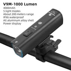 Bike Light Rainproof USB Rechargeable LED 2000mAh MTB Front Lamp Headlight Aluminum Ultralight Flashlight Super Bright Bicycle Front Headlight 5 Light Modes And Large Capacity Battery Stevvex