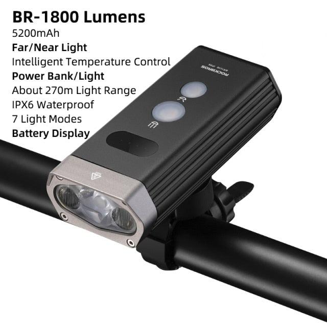Bike Light Rainproof USB Rechargeable LED 2000mAh MTB Front Lamp Headlight Aluminum Ultralight Flashlight Super Bright Bicycle Front Headlight 5 Light Modes And Large Capacity Battery Stevvex