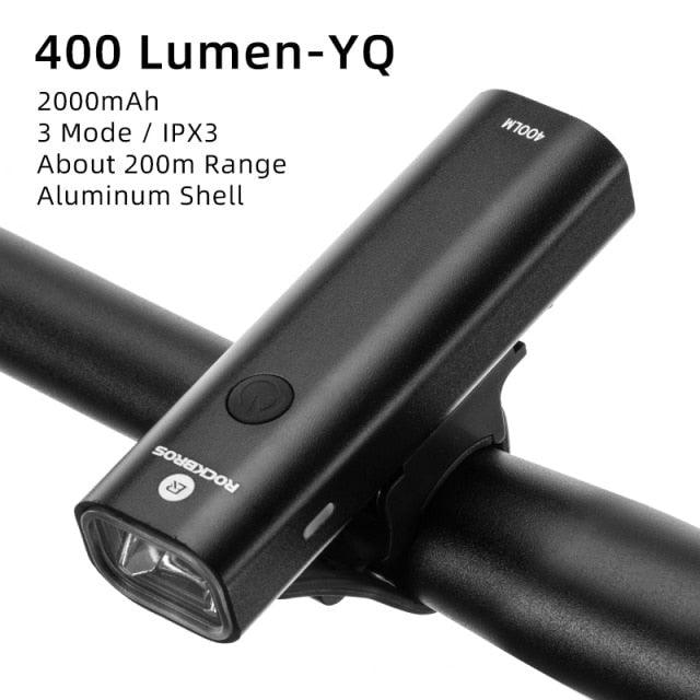 Bike Light Rainproof USB Rechargeable LED 2000mAh MTB Front Lamp Headlight Aluminum Ultralight Flashlight Super Bright Bicycle Front Headlight 5 Light Modes And Large Capacity Battery Stevvex