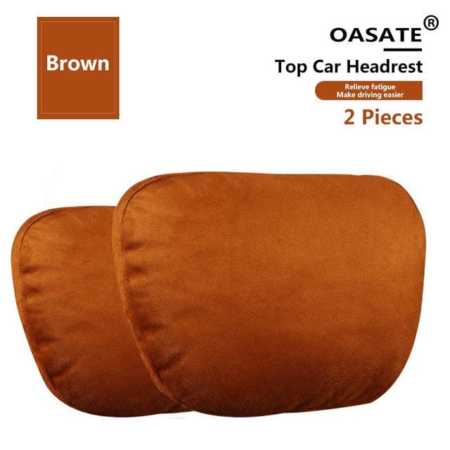 Luxury Car Neck Pillow Car Travel Neck Rest Pillows Seat Cushion Support Car Headrest Neck Support Seat Design Class Soft Universal Adjustable Car Neck Pillow Waist Pillow Universal Driving Seat Car Pillow Sleeping Neck Headrest Stevvex