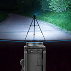 Rechargeable Spotlight Flashlight Waterproof  Adjustable High Lumen Super Bright USB LED Tactical Flashlight Gift Giving Torch Rail Mounted Flashlight For Outdoor Camping Hiking Fishing Jogging Walking Stevvex