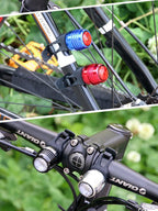 Bicycle Rear Light Bike Warning Lamp USB Charge Red White Light Color Safety Headlight Bike Tail Light Rechargeable Ultra Bright Bike Rear Light USB Rechargeable Bike LED Light Stevvex