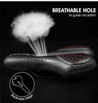 Bike Saddle Mountain Road Bike Seat PU Leather Gel Filled Cycling Cushion Comfortable Shockproof Bicycle Saddle Seat Cushion For Men Comfort Bike Saddle Anti-Slip Bicycle Saddle Waterproof Bicycle Seat For Mountain Bike Seat Stevvex