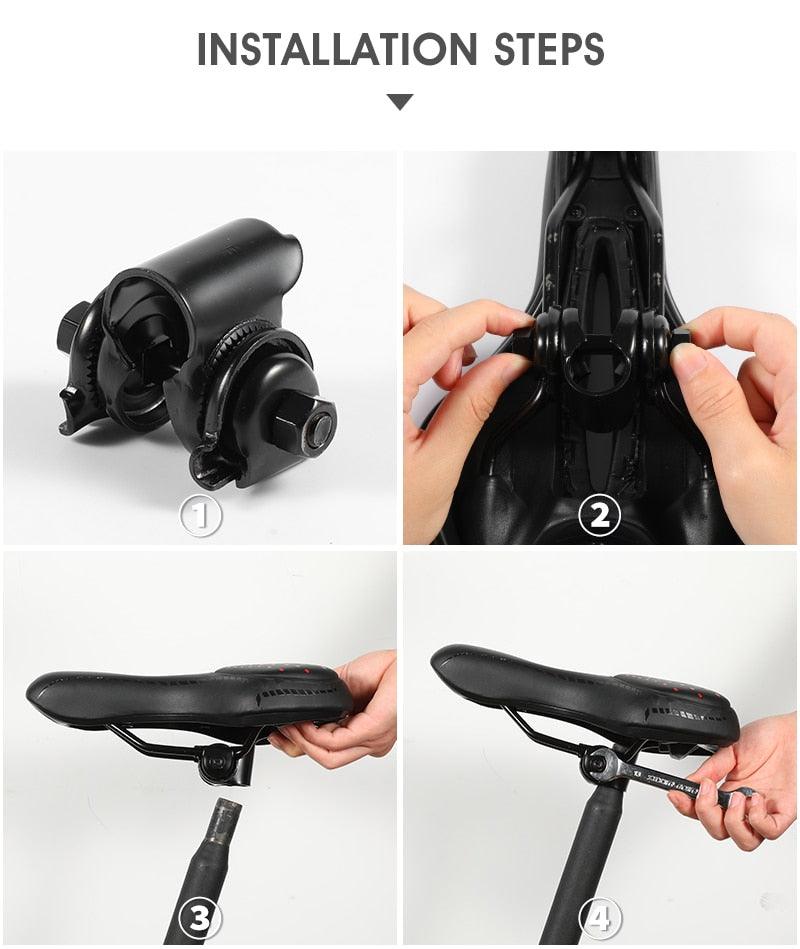 Bike Saddle Mountain Road Bike Seat PU Leather Gel Filled Cycling Cushion Comfortable Shockproof Bicycle Saddle Seat Cushion For Men Comfort Bike Saddle Anti-Slip Bicycle Saddle Waterproof Bicycle Seat For Mountain Bike Seat Stevvex