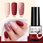 New Modern Fashion Colorful Matte Effect UV Gel Nail Polish Permanent Nail Painting Gel Luxury Matt Style For Women and Girls