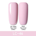 New Modern Fashion Colorful Matte Effect UV Gel Nail Polish Permanent Nail Painting Gel Luxury Matt Style For Women and Girls