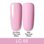 New Modern Fashion Colorful Matte Effect UV Gel Nail Polish Permanent Nail Painting Gel Luxury Matt Style For Women and Girls