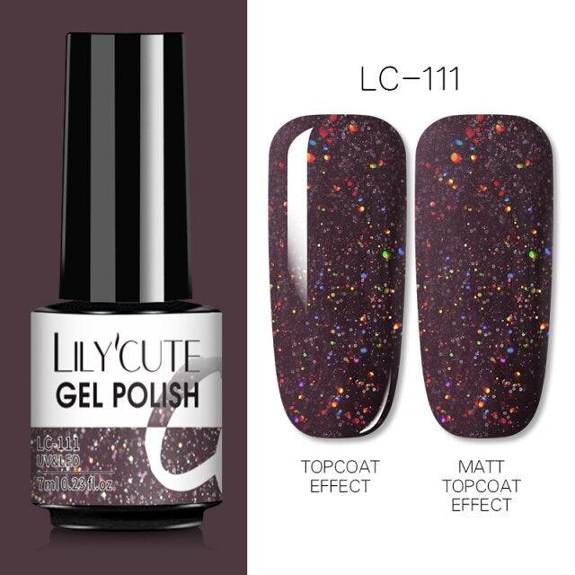 2022 New Fashion Purple Womens Nail Gel 7ml Permanent UV LED Base Matte Glossy Luxury Colorful Effect Nail Gel for Women and Girls Stevvex