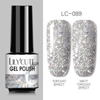 2022 New Fashion Purple Womens Nail Gel 7ml Permanent UV LED Base Matte Glossy Luxury Colorful Effect Nail Gel for Women and Girls Stevvex