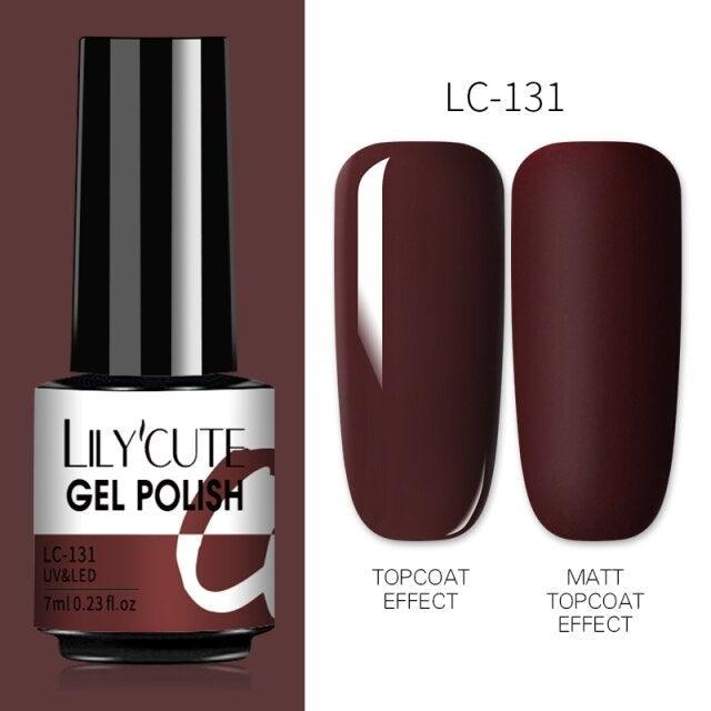 2022 New Fashion Purple Womens Nail Gel 7ml Permanent UV LED Base Matte Glossy Luxury Colorful Effect Nail Gel for Women and Girls Stevvex