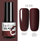 2022 New Fashion Purple Womens Nail Gel 7ml Permanent UV LED Base Matte Glossy Luxury Colorful Effect Nail Gel for Women and Girls Stevvex