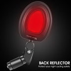 Adjustable Rotation Bike Rearview Mirror Cycling Rear View Road Bicycle Handlebar Mirrors Convex Mirror With 360˚Adjustable Handlebar Installation For Mountain Road Bike Electric Bicycle Accessories Stevvex