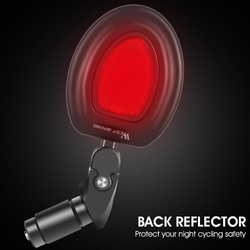 Adjustable Rotation Bike Rearview Mirror Cycling Rear View Road Bicycle Handlebar Mirrors Convex Mirror With 360˚Adjustable Handlebar Installation For Mountain Road Bike Electric Bicycle Accessories Stevvex