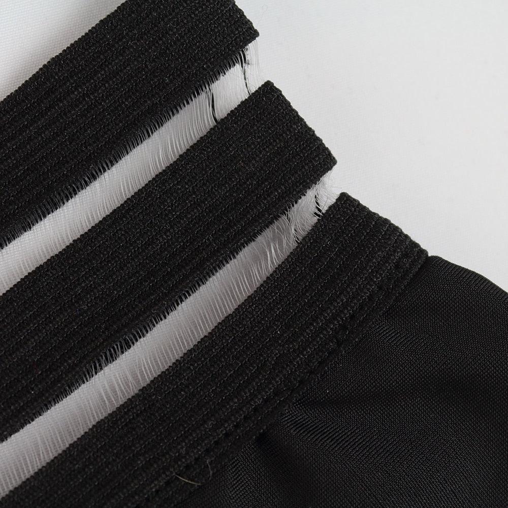 Luxury Women Black Bikini High Waist Swimwear Female 2 Pieces Set Swimsuit Bathing Suit Women Beach Women's High Waisted Bandage Bikini Set Two Piece Push Up Swimsuits Stevvex
