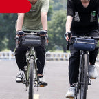 New Handlebar Bag Bicycle Bags Frame Pannier Bag Waterproof Multifunction Portable Shoulder Bag Bike Accessories Multifunction Bike Handlebar Bag Front Bicycle Frame Bag Waterproof Shoulder Bag Handbag Waist Bag