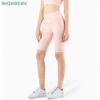 Second Skin Feel Workout Fitness Gym Biker Shorts Women High Waist - SJB-DIAMOND ELITES