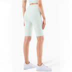 Second Skin Feel Workout Fitness Gym Biker Shorts Women High Waist - SJB-DIAMOND ELITES