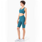 Second Skin Feel Workout Fitness Gym Biker Shorts Women High Waist - SJB-DIAMOND ELITES