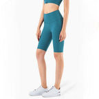 Second Skin Feel Workout Fitness Gym Biker Shorts Women High Waist - SJB-DIAMOND ELITES