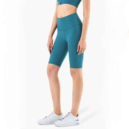 Second Skin Feel Workout Fitness Gym Biker Shorts Women High Waist - SJB-DIAMOND ELITES