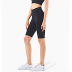 Second Skin Feel Workout Fitness Gym Biker Shorts Women High Waist - SJB-DIAMOND ELITES