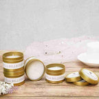 Natural Soy Wax Scented Tin Candle Aromatherapy Candles Scented Candles Gift Set for Women Soy Candle Portable Travel Tin Candles For Stress Relief Wedding Gift Festival Party Home Decoration Scented Soy Candles Stevvex