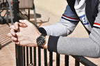 Black Multifunctional Sport Men Watches Luxury Quartz Watches Fashion Chronograph Stylish Elegant Comfortable Watch For Men Stevvex
