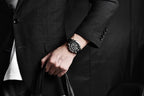 Black Multifunctional Sport Men Watches Luxury Quartz Watches Fashion Chronograph Stylish Elegant Comfortable Watch For Men Stevvex