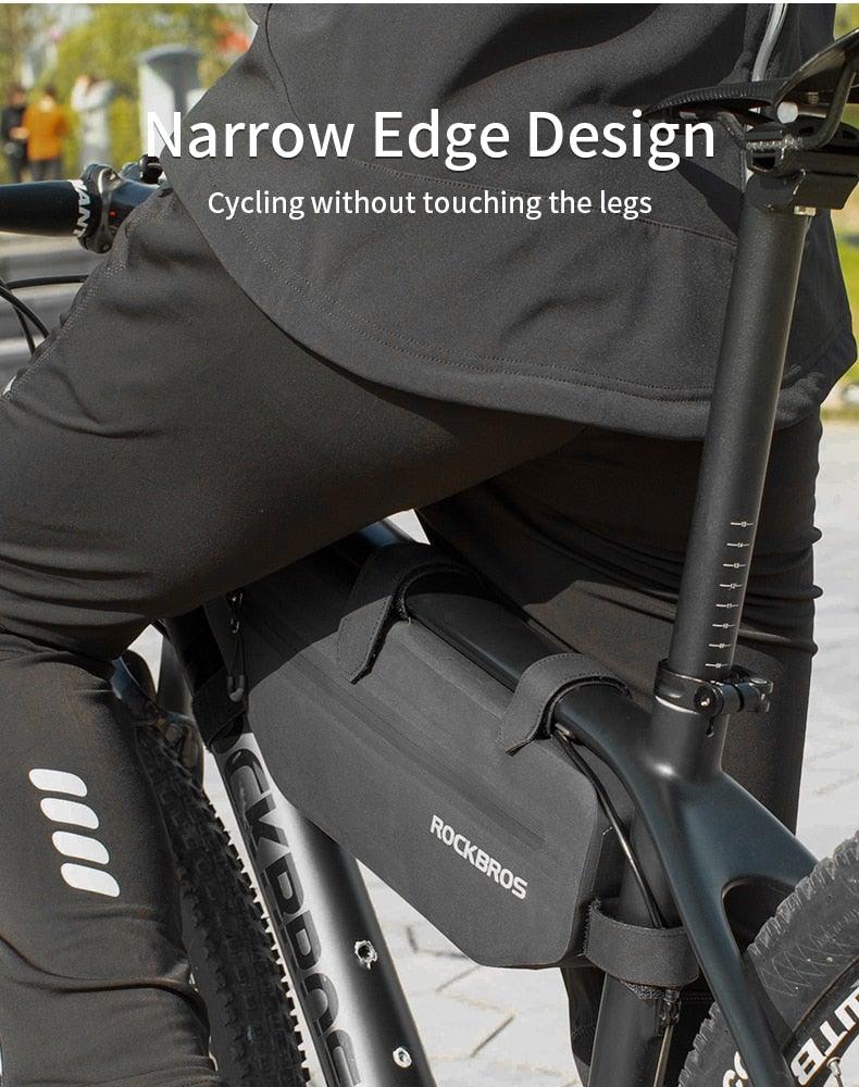 Cycling Bicycle Bags Top Tube Front Frame Bag Waterproof Road  Dirt-resistant Bike Accessories Bags  Bike Frame Bag Waterproof Bike Elegant Design Bag Bicycle Under Top Tube Bag Corner Pouch Storage Bag For Cycling Accessories Stevvex