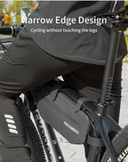 Cycling Bicycle Bags Top Tube Front Frame Bag Waterproof Road  Dirt-resistant Bike Accessories Bags  Bike Frame Bag Waterproof Bike Elegant Design Bag Bicycle Under Top Tube Bag Corner Pouch Storage Bag For Cycling Accessories Stevvex