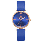 Elegant Style Fashion Womens Watch Luxury Leather Band Analog Quartz Wrist Watch Women Dress Leather Band Thin Minimalist Casual Simple Dress Analog Quartz Wristwatch
