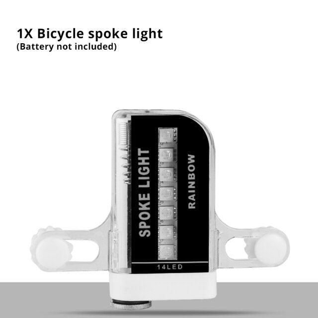 30 Pattern Bike Lights LED Bicycle Decorative Lights Riding Cool Wheels Warning LED Waterproof Bicycle Spoke Tire Light Patterns Bicycle Rim Lights For Mountain Bike Road Bikes Stevvex