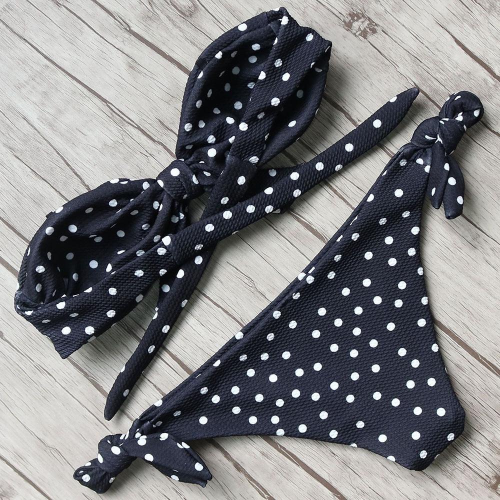 Solid Bikini Set Swimsuit Women Bikini Swimwear Female Halter Top Bathing Suit Swimming Wear Bikini High Cut Swimsuit High Waist Plus Size Summer Swimwear Stevvex
