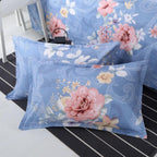 2pcs Silk Pillowcase For Hair And Skin With Hidden Zipper Print Pillow Case Adult Thick Pillow Case For Home Decor King Size Pillow Case Stevvex
