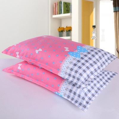 2pcs Silk Pillowcase For Hair And Skin With Hidden Zipper Print Pillow Case Adult Thick Pillow Case For Home Decor King Size Pillow Case Stevvex