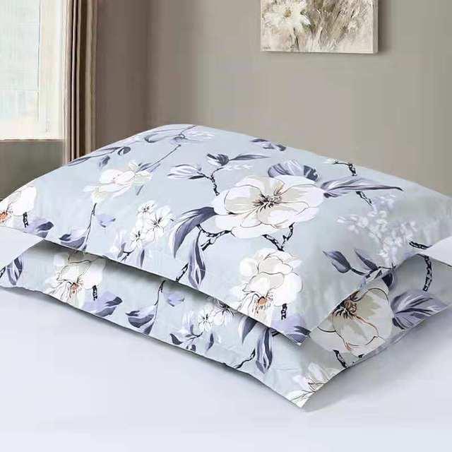 2pcs Silk Pillowcase For Hair And Skin With Hidden Zipper Print Pillow Case Adult Thick Pillow Case For Home Decor King Size Pillow Case Stevvex