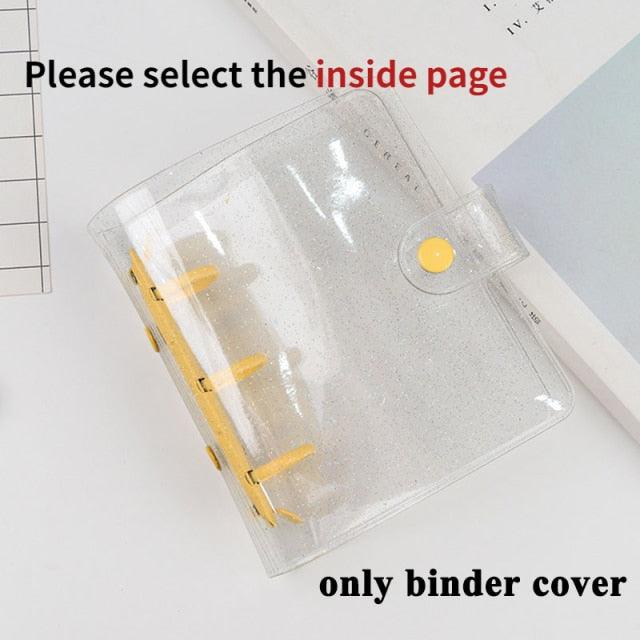 Jelly Color Photo Album for Mini Card Photo Sticker Album Mini Photo Album Transparent Glitter Card Holder Gifts For Valentine Gifts for Friends Stevvex