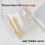 Jelly Color Photo Album for Mini Card Photo Sticker Album Mini Photo Album Transparent Glitter Card Holder Gifts For Valentine Gifts for Friends Stevvex
