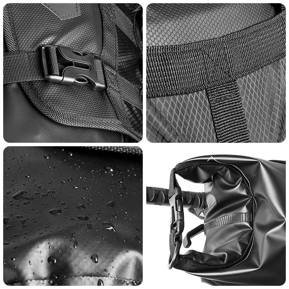 Bike Front Tube Bag Waterproof Bicycle Handlebar Basket Pack Cycling Front Frame Bicycle Accessories Waterproof Handlebar Bags Bike packing Bags Front Packs For Road Bicycles Bike Packing Accessories Stevvex