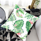 Tropical Plants Palm Leaf Pillow Cover Green Leaves Cushion Covers Flower Decorative Pillow Sofa Decorative Throw Pillow Covers Tropical Green Leaves Floor Pillow Cover for Couch Cushion Cover Plant Monstera Leaf 45x45cm Stevvex