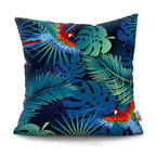 Tropical Plants Palm Leaf Pillow Cover Green Leaves Cushion Covers Flower Decorative Pillow Sofa Decorative Throw Pillow Covers Tropical Green Leaves Floor Pillow Cover for Couch Cushion Cover Plant Monstera Leaf 45x45cm Stevvex
