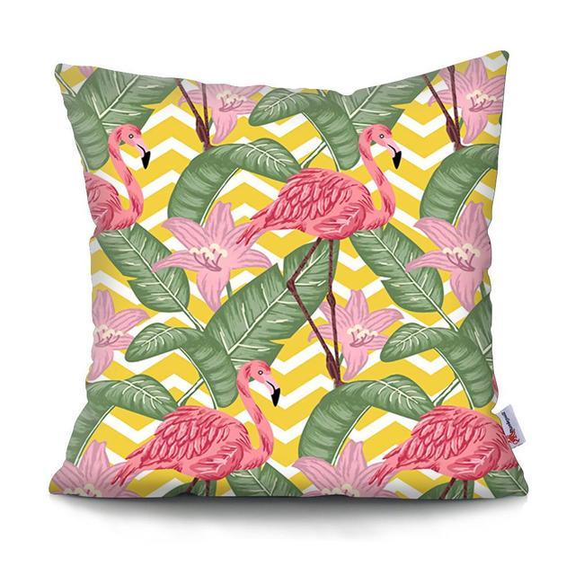 Tropical Plants Palm Leaf Pillow Cover Green Leaves Cushion Covers Flower Decorative Pillow Sofa Decorative Throw Pillow Covers Tropical Green Leaves Floor Pillow Cover for Couch Cushion Cover Plant Monstera Leaf 45x45cm Stevvex