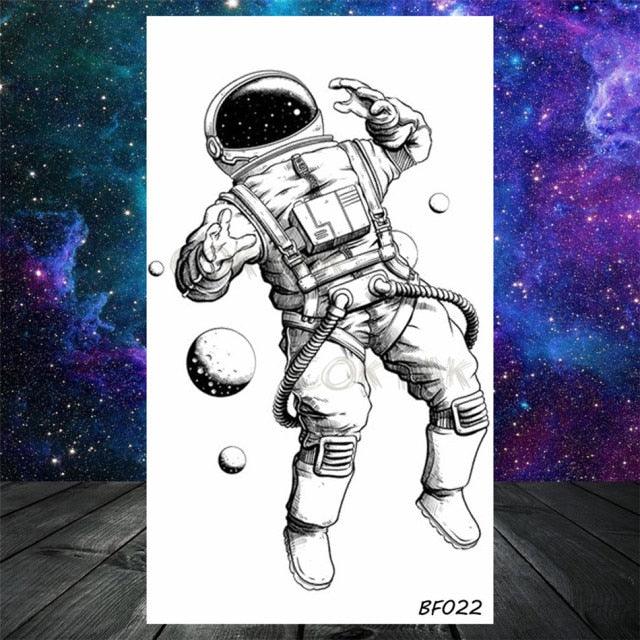 Realistic Small Planets Temporary Tattoos Arm Waterpoof Black Sticker Space Planets For Girls And Boys Stevvex