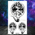 Realistic Small Planets Temporary Tattoos Arm Waterpoof Black Sticker Space Planets For Girls And Boys Stevvex