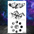 Realistic Small Planets Temporary Tattoos Arm Waterpoof Black Sticker Space Planets For Girls And Boys Stevvex